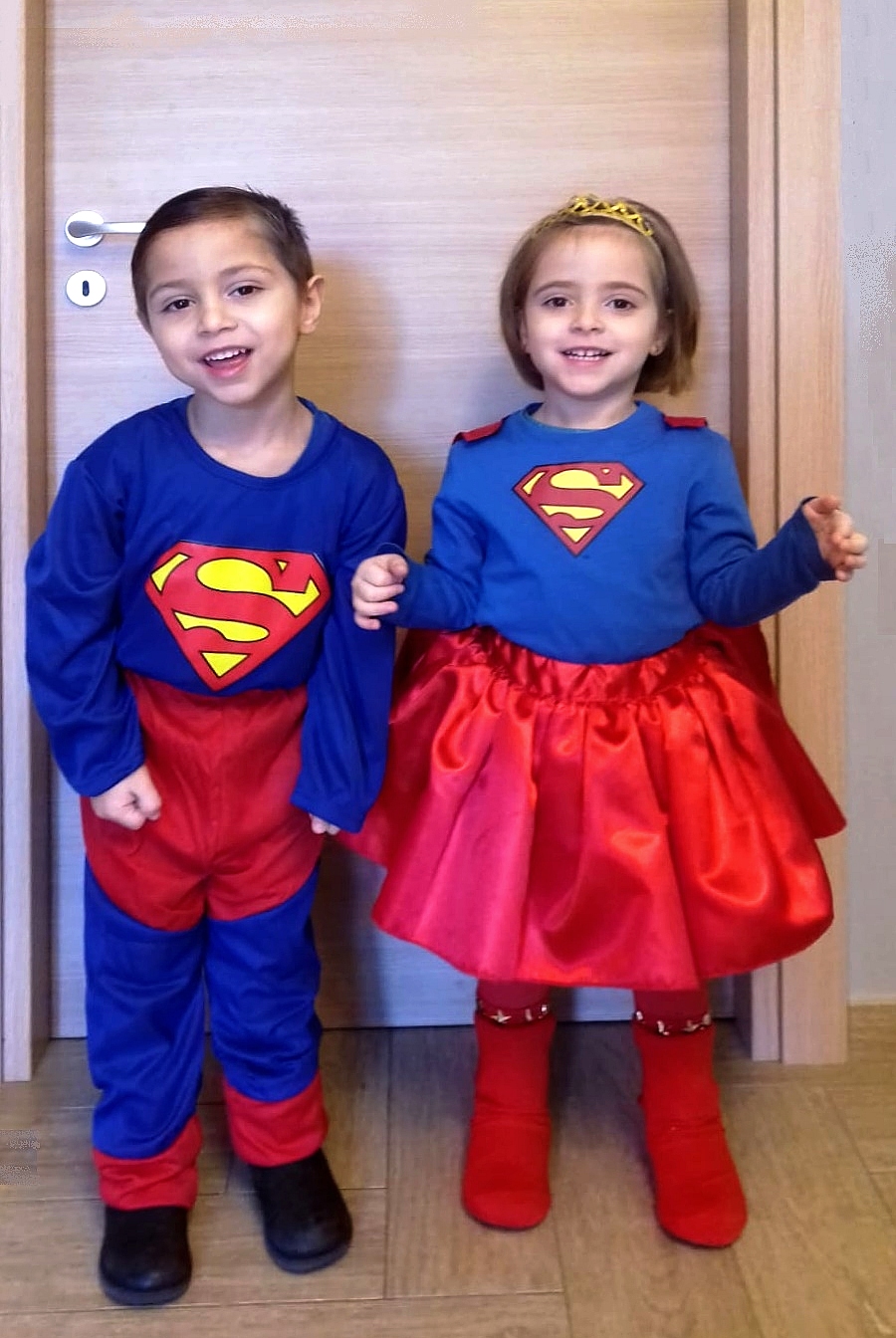 Abramo Antonio - cosplay "Superman" e Abramo Daria - cosplay "Supergirl" 