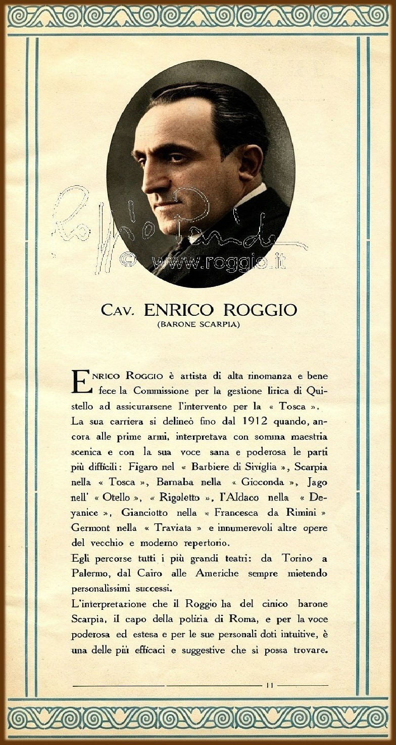 Articolo tratto dal Numero Unico "Quistello - TOSCA" del 1926 