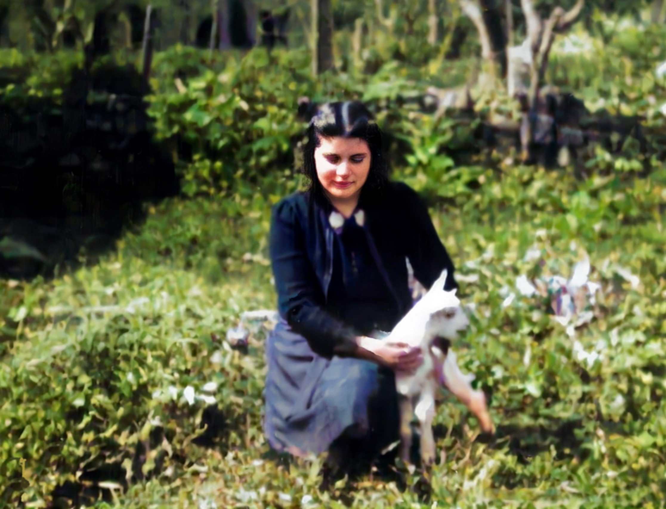  TRAPANI - 1946 - Elena con la capretta