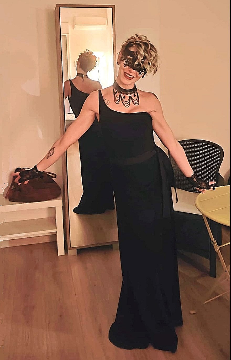 Carnevale 2024 - Catania: Roggio Viviana - cosplay "Dama Gotica" 