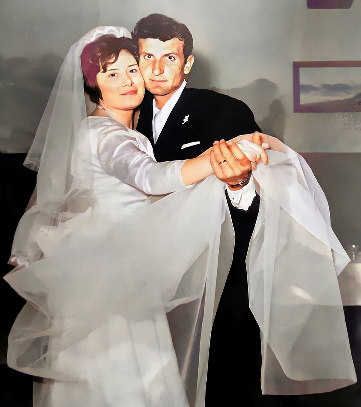 7 Dicembre 1960 - Siracusa: Matrimonio di Schiavone Gabriella e Maieli Umberto. 