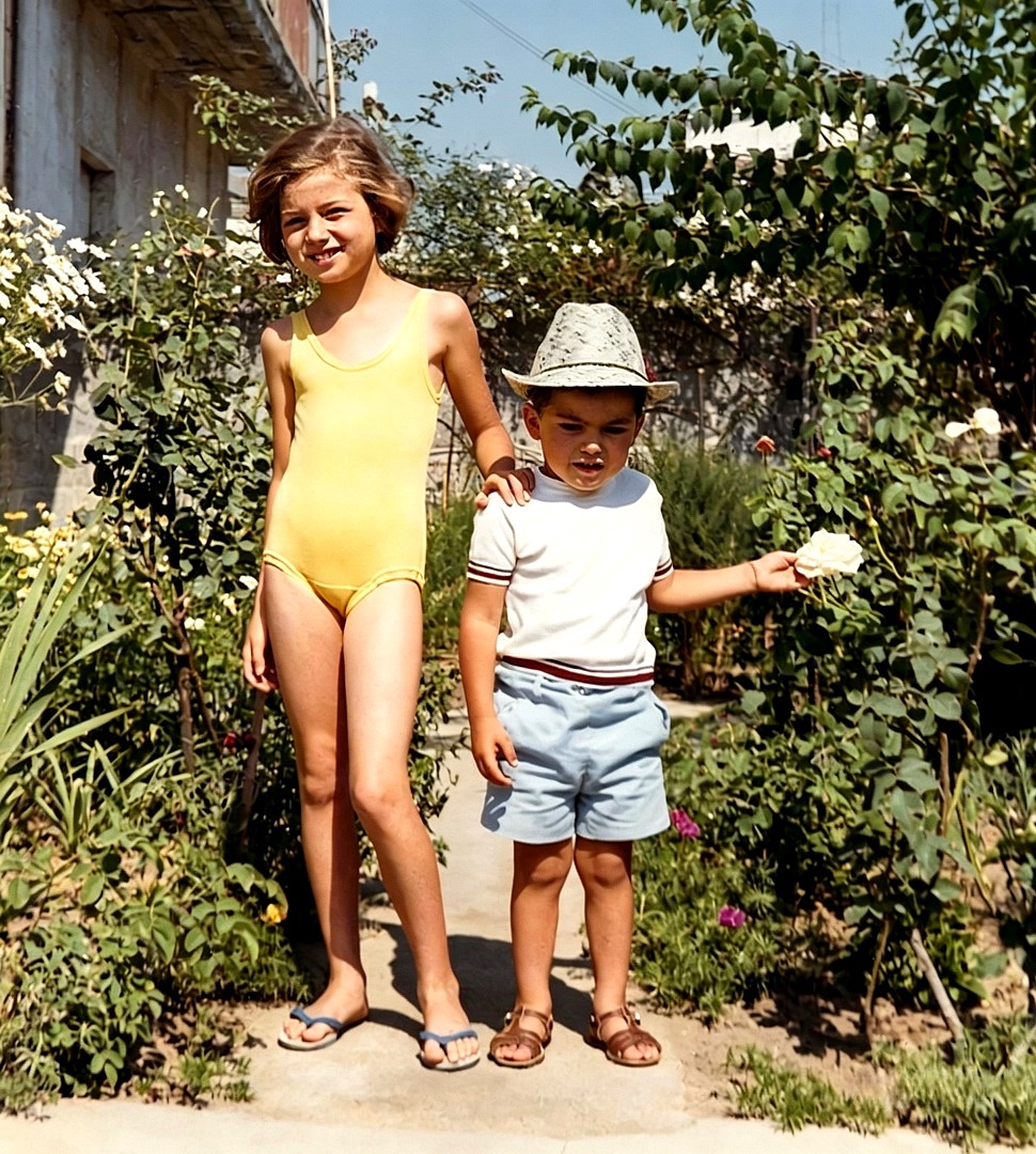 1968 Catania - Via Noto 10: Romano Enza e Romano Marcello.