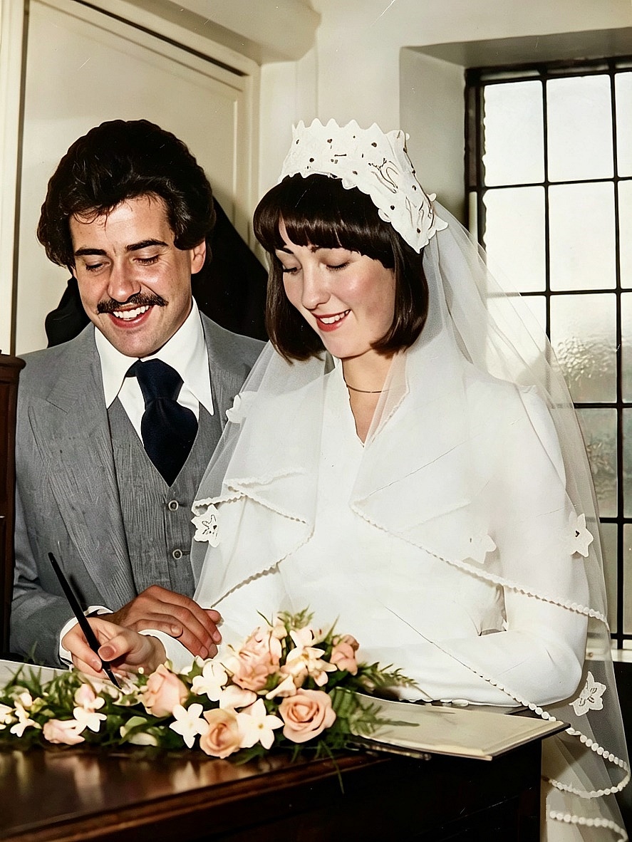 10 giugno 1978 - Leeds (UK): Matrimonio di  Orlandini Federico e Keeley Angela. 