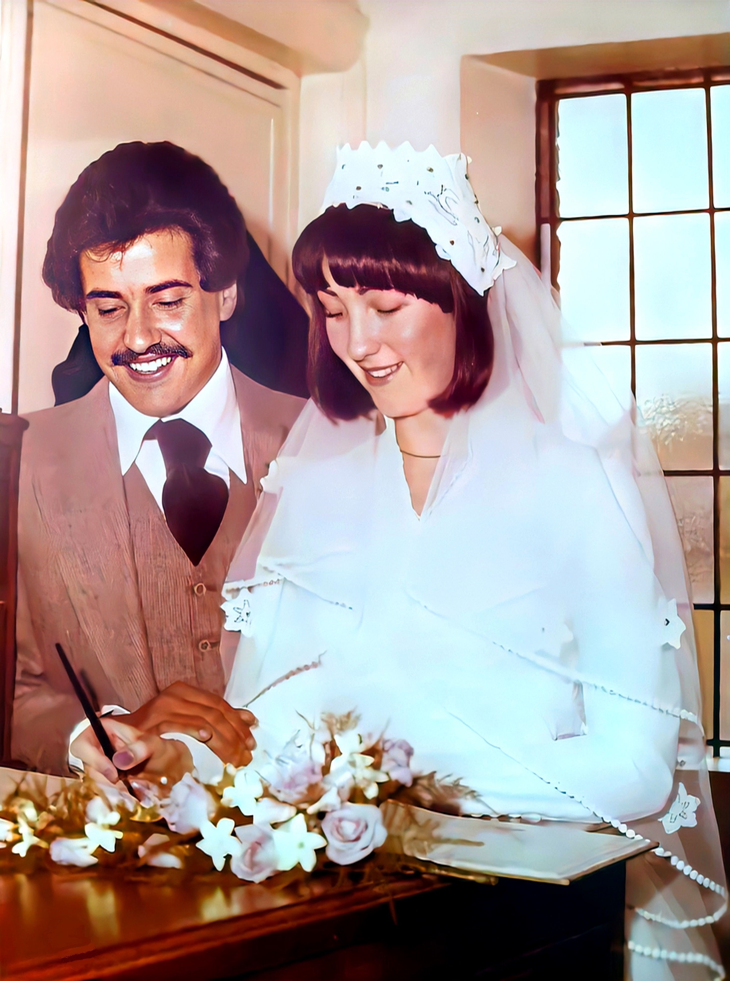 10 giugno 1978 - Leeds (UK): Matrimonio di  Orlandini Federico e Keeley Angela. 
