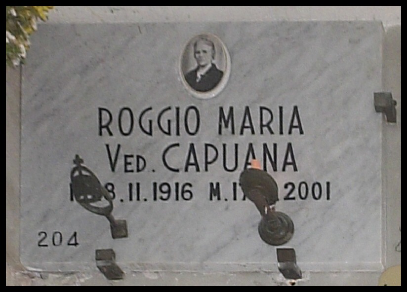 Roggio Maria vedova Capuana