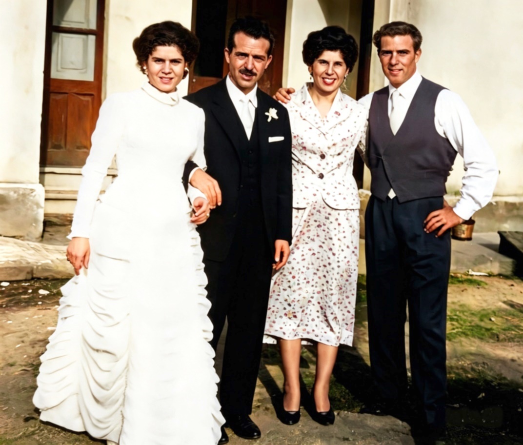 22 settembre 1956 - Randazzo (CT): Matrimonio di Romano Lucia e Romano Salvatore con: Romano Rosa e Orlandini Salvatore  