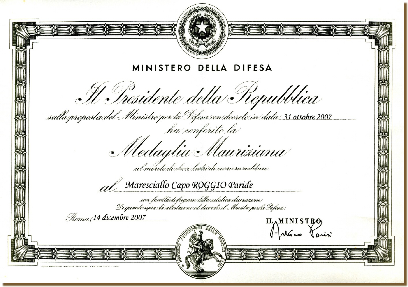 Medaglia Mauriziana 