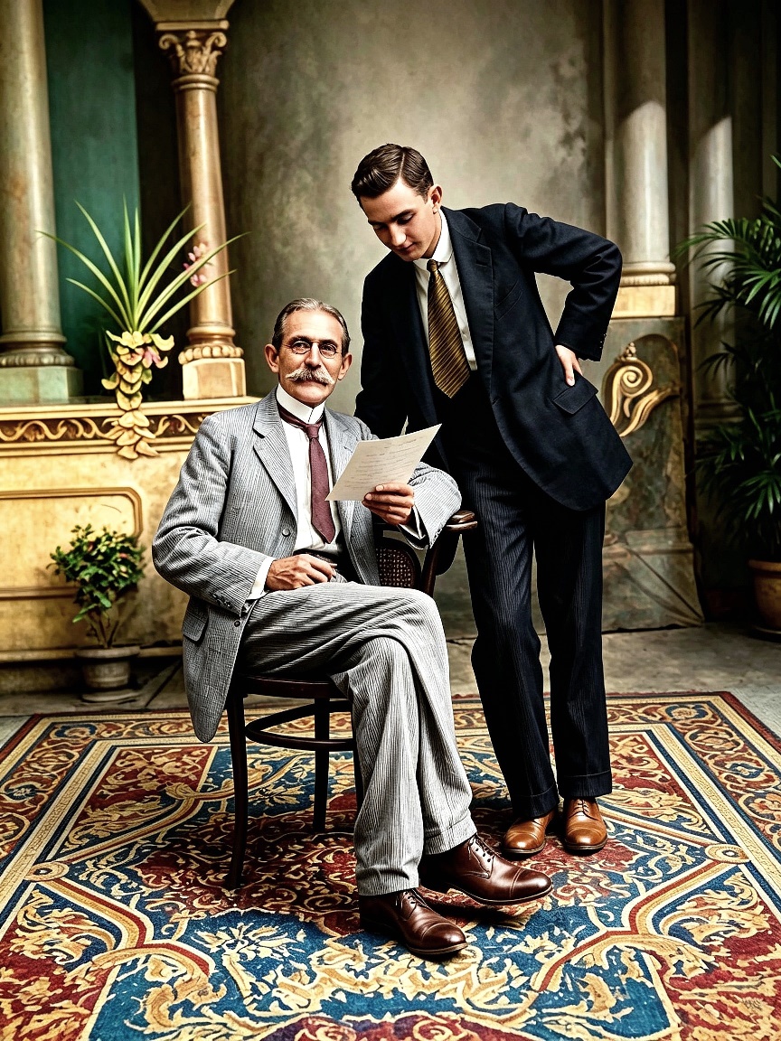 1913  - Catania: Roggio Carmelo ed il socio Manzella G. 