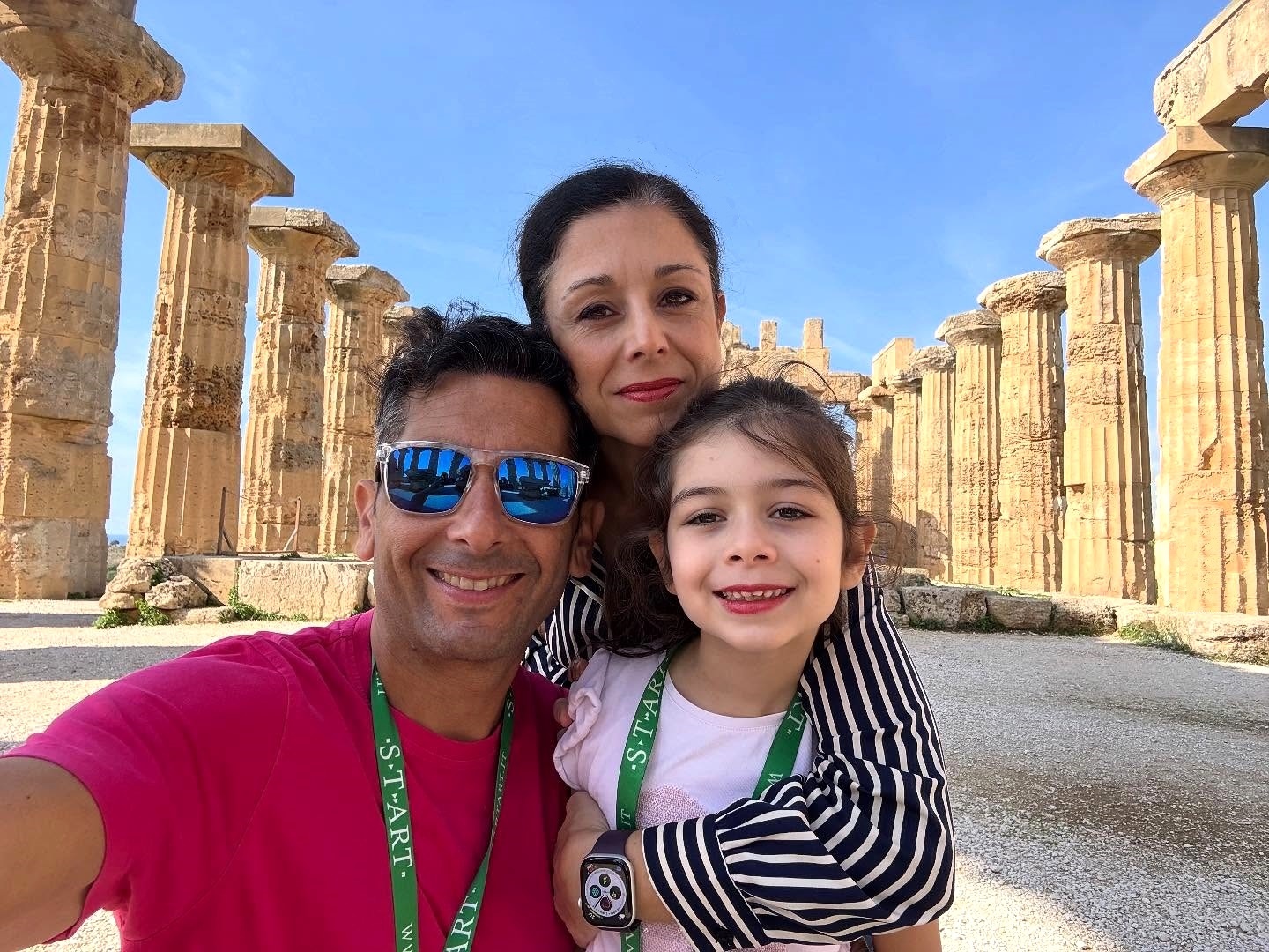 2 novembre 2025 - Selinunte (TP) - Tempio di Hera: Leotta Mario, Vitale Valentina e Leotta Alice. 